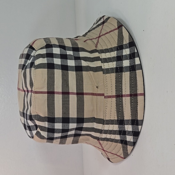 Burberry Nova Check & Denim Reversible Bucket Hat - Picture 5 of 13